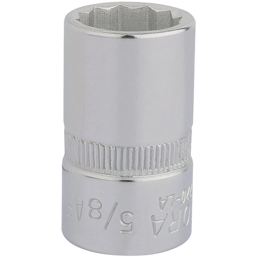 Elora Bi-Hexagon Socket 5/8" 1/2" Sq. Dr. Chrome Vanadium Steel