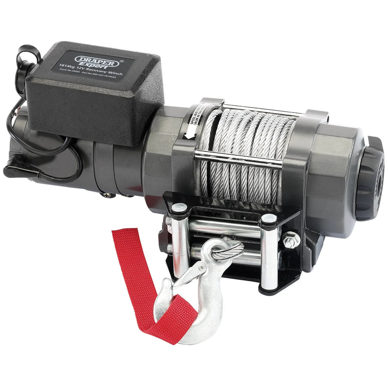 Draper Expert 12V Recovery Winch 1814kg Capacity