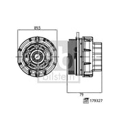 Febi Oil Filter Housing Cap 179327