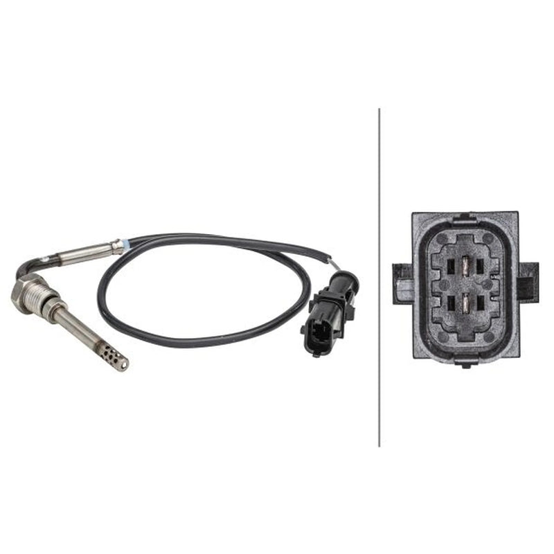 Hella Exhaust Gas Temperature Sensor before soot particulate f 6PT 358 181-051