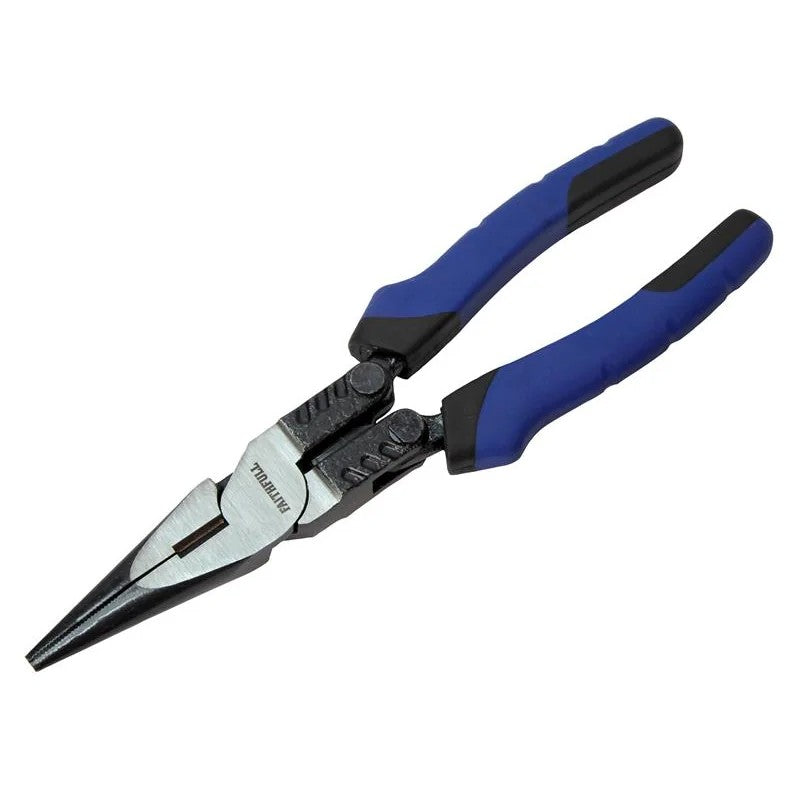 Faithfull High-Leverage Long Nose Pliers 230mm (9in) - FAIPLHLLN9