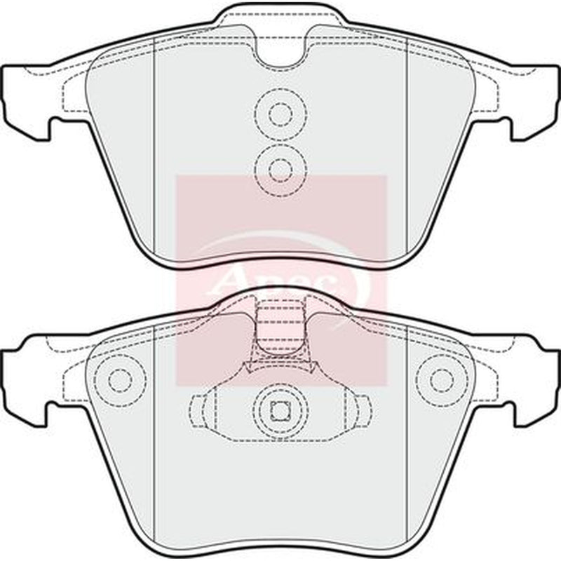 Apec Front Brake Pad Set PAD1494