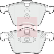 Apec Front Brake Pad Set PAD1494