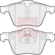 Apec Front Brake Pad Set PAD1494
