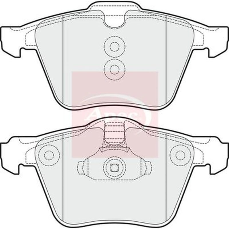 Apec Front Brake Pad Set PAD1494