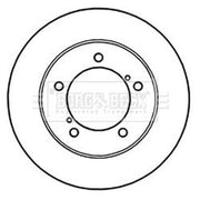 Borg & Beck 2 x Front Brake Discs BBD5219