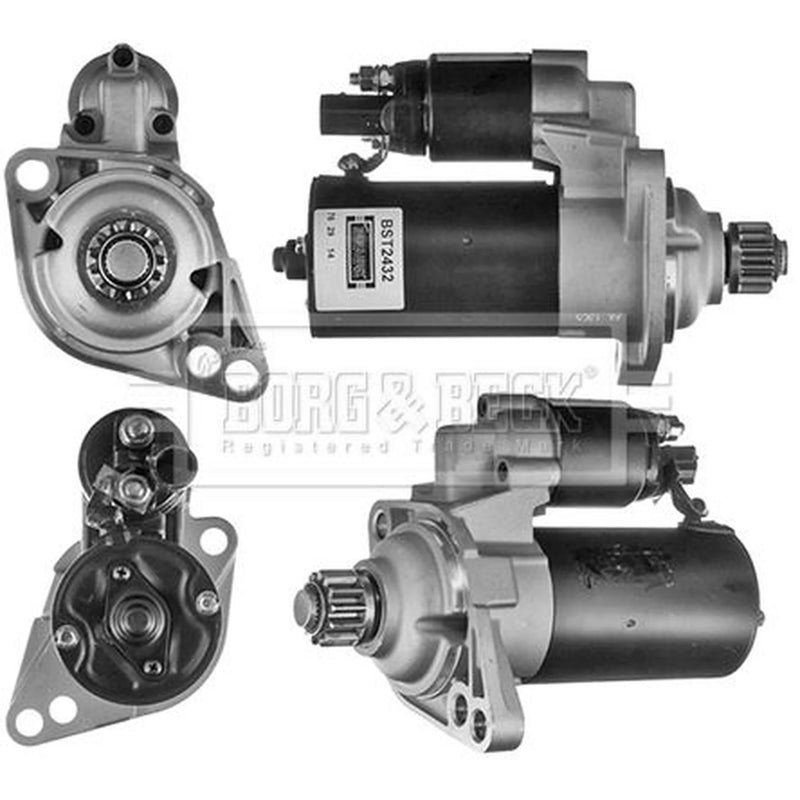 Borg & Beck Starter Motor 12V 1.1kW 13 Teeth BST2432
