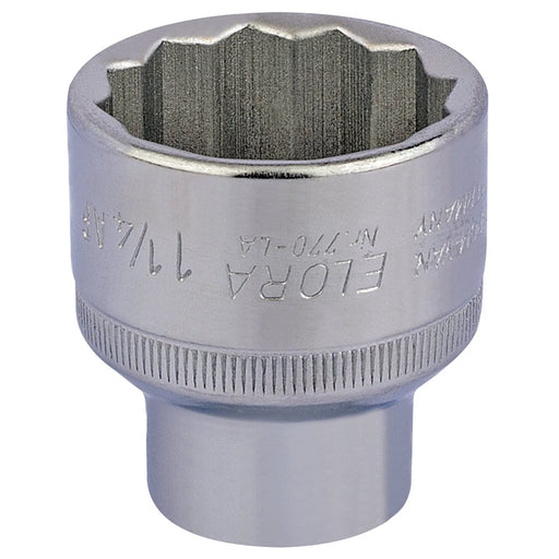 Elora Bi-Hexagon Socket 1/2" Sq. Dr. 1 1/4"