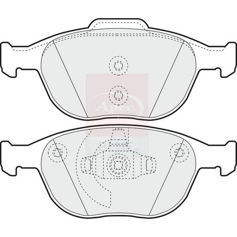 Apec Front Brake Pad Set PD3074