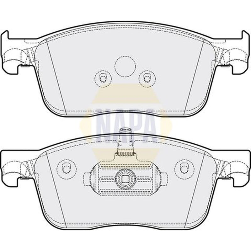 NAPA Front Brake Pad Set NBP1052