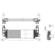 NRF Intercooler (Charge Air Cooler) 309058