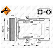 NRF Air Conditioning Compressor 32212