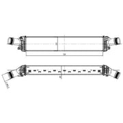 NRF Intercooler (Charge Air Cooler) 309048