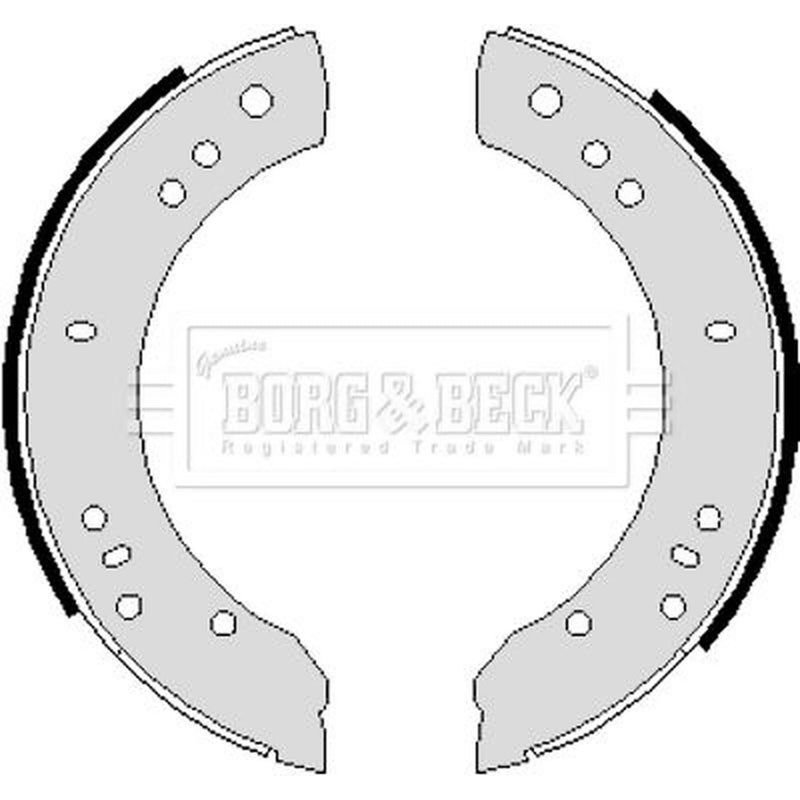 Borg & Beck Brake Shoe Set Axle Kit BBS6016