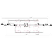 Apec Manual Transmission Cable Pull CAB7025