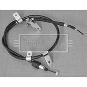 Borg & Beck Handbrake Cable Left Rear BKB3158