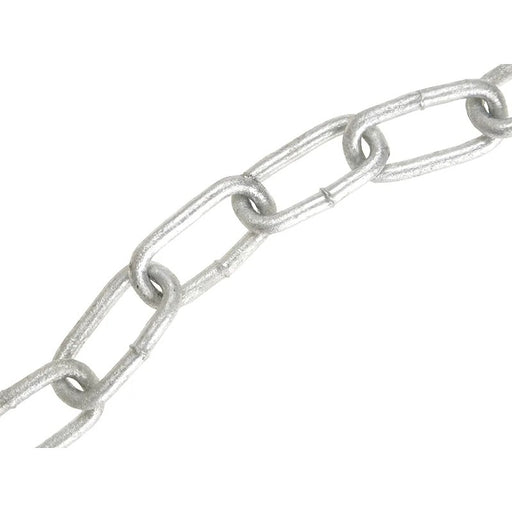 Faithfull Galvanised Chain Link 4mm x 30m Reel - Max. Load 120kg - FAICHGL430