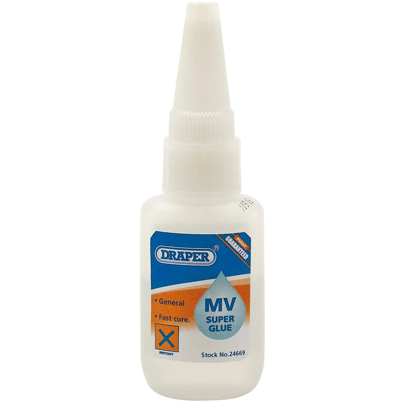 Draper Super Glue 1 Pack Medium Viscosity Cyanoacrylate Adhesive
