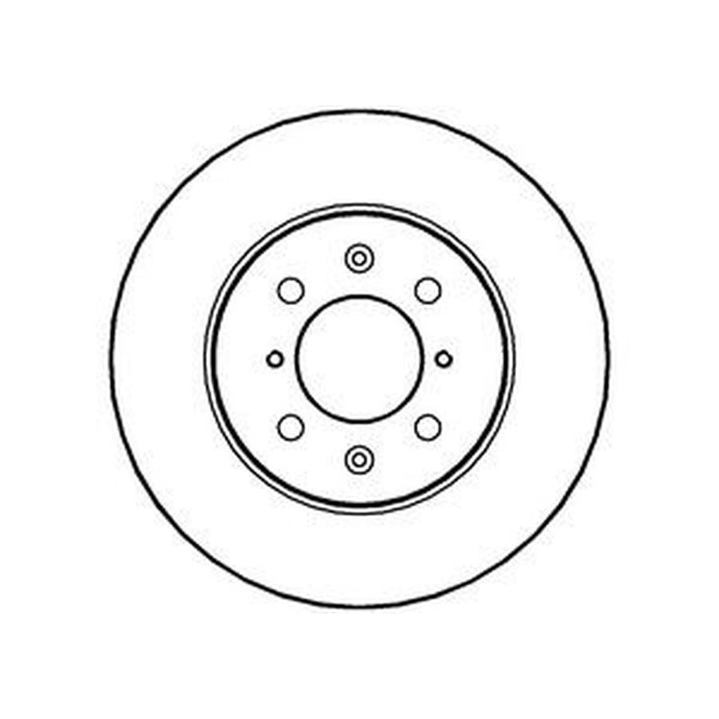 Abtex 2 x Vented Front Brake Discs BD1492V