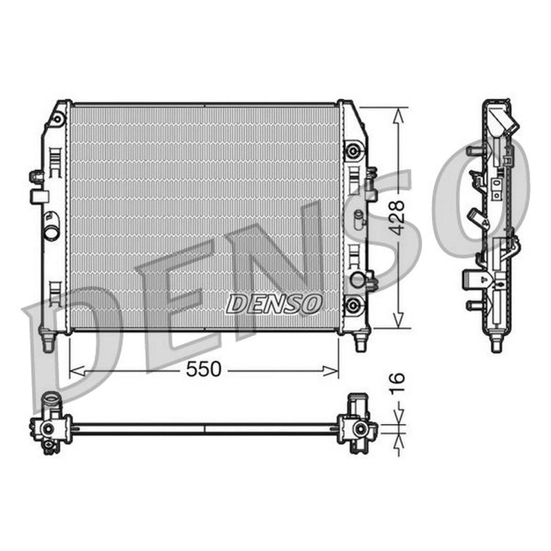 Denso Engine Radiator DRM44009