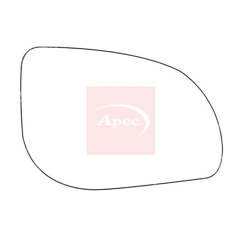 Apec Exterior Wing Mirror Glass Right AMS2717