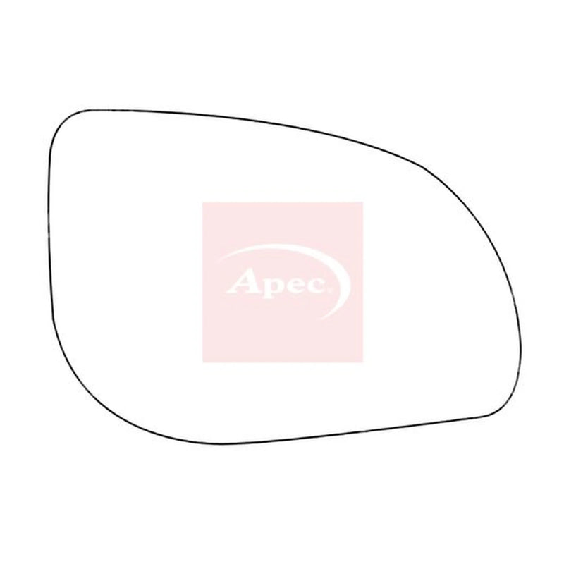 Apec Exterior Wing Mirror Glass Right AMS2717
