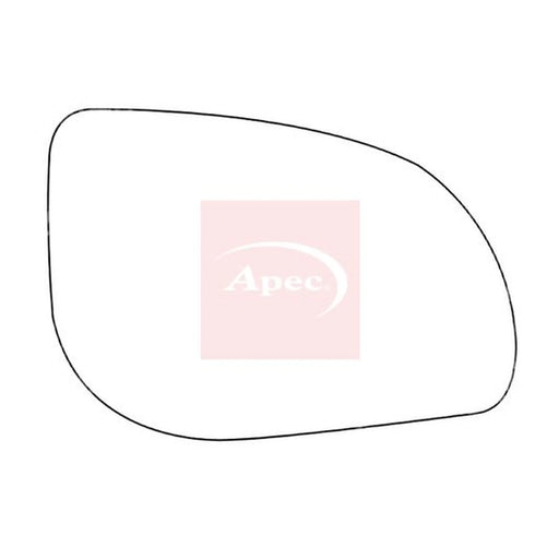 Apec Exterior Wing Mirror Glass Right AMS2717