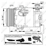 NRF Air Conditioning Compressor 32428