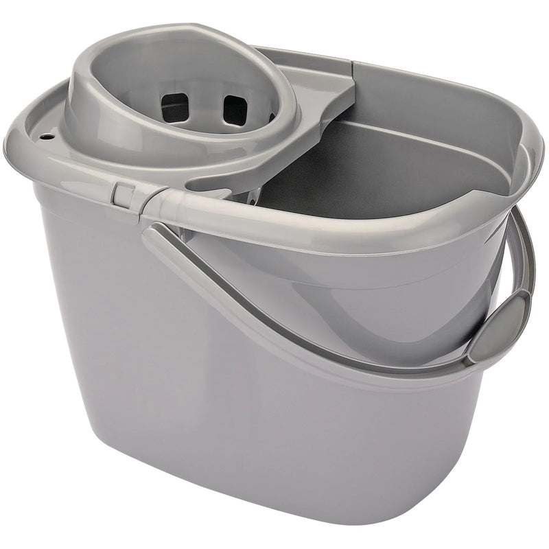 Draper Plastic Mop Bucket 12L with Wringer