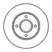 Borg & Beck 2 x Vented Front Brake Discs BBD4120
