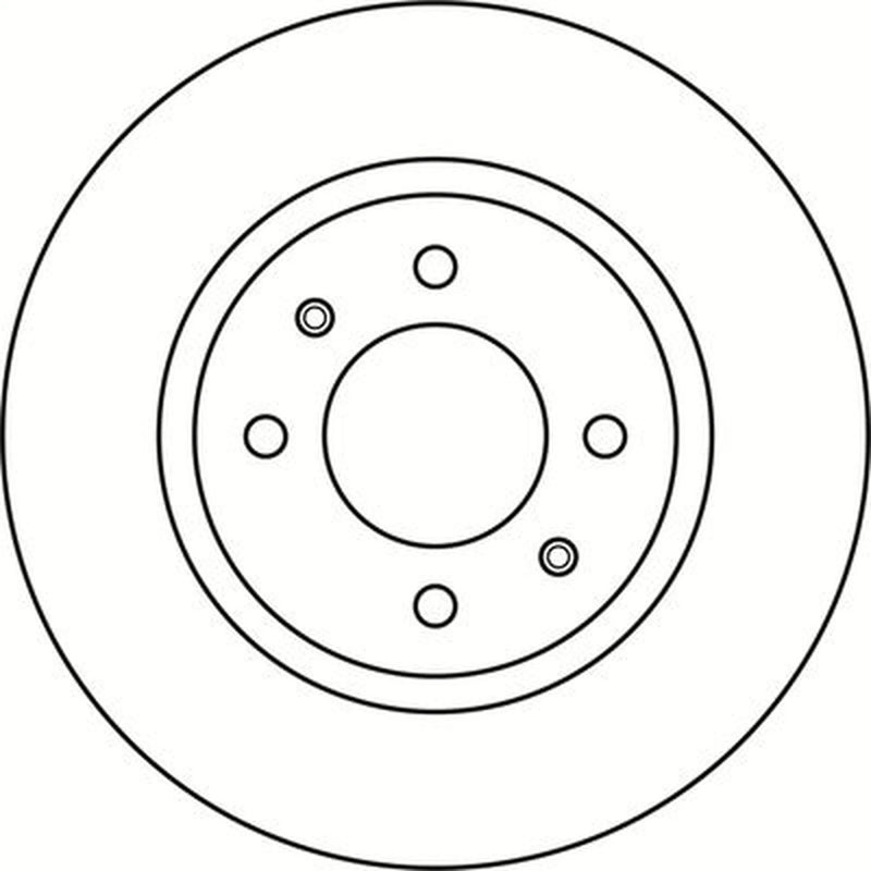 Abtex 2 x Vented Front Brake Discs BD1493V