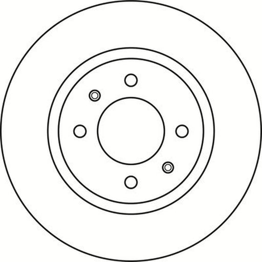 Abtex 2 x Vented Front Brake Discs BD1493V
