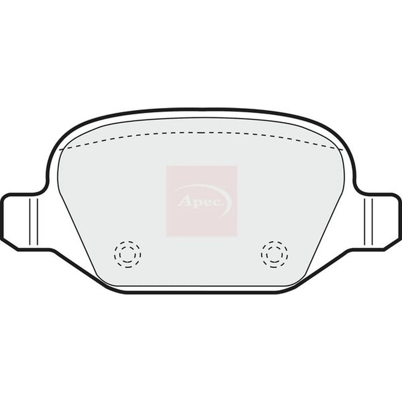 Apec Rear Brake Pad Set PAD1209
