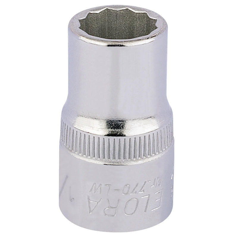 Elora Bi-Hexagon Socket 1/2" Sq. Dr. 1/4"