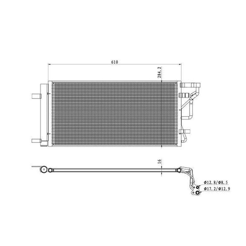 NRF Air Conditioning Condenser 350491