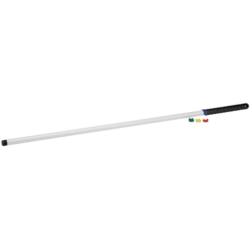 Draper Alloy Broom Handle 1250mm with Colour Coded Clips