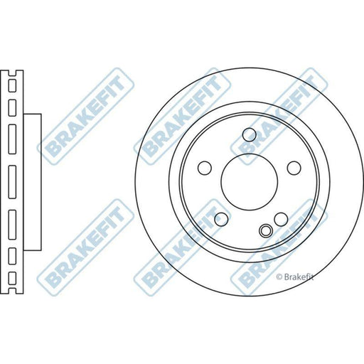 Apec Brake Disc Front Fits Mercedes Vito Apec  - Town Parts