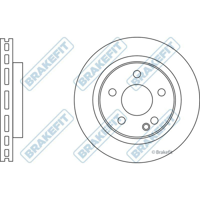 Apec Brake Disc Front Fits Mercedes Vito Apec  - Town Parts