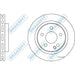 Apec Brake Disc Front Fits Mercedes Vito Apec  - Town Parts