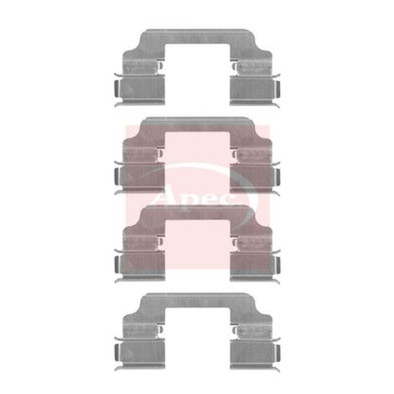 Apec Brake Pad Accessory Fitting Kit Rear KIT1610