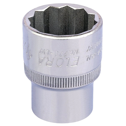 Elora Bi-Hexagon Socket 1/2" Sq. Dr. 1/2"