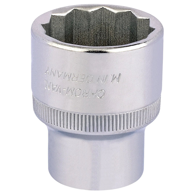 Elora Bi-Hexagon Socket 1/2" Sq. Dr. 9/16" Chrome Vanadium Steel