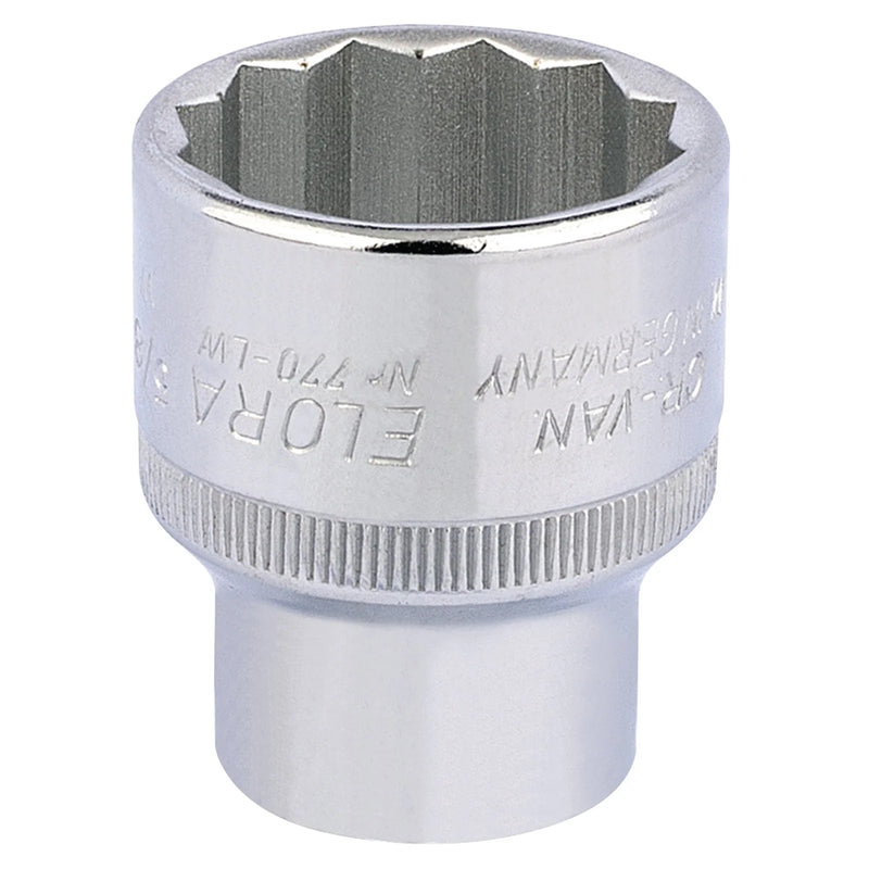 Elora Bi-Hexagon Socket 1/2" Sq. Dr. 5/8"