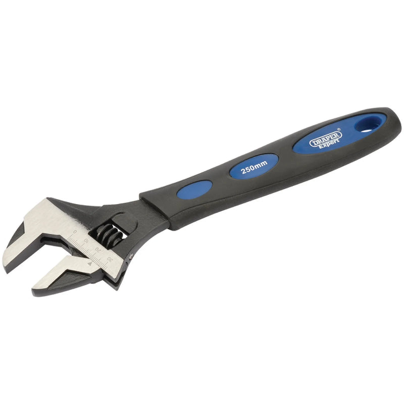 Draper Expert Crescent Wrench 250mm with Soft Grip Handle