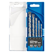 Draper Masonry Drill Bit Set 5 Piece Tungsten Carbide Tipped