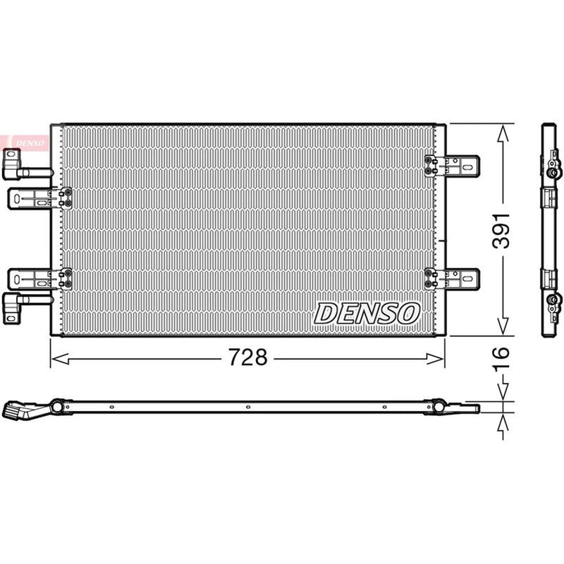 Denso Air Conditioning Condenser DCN20019