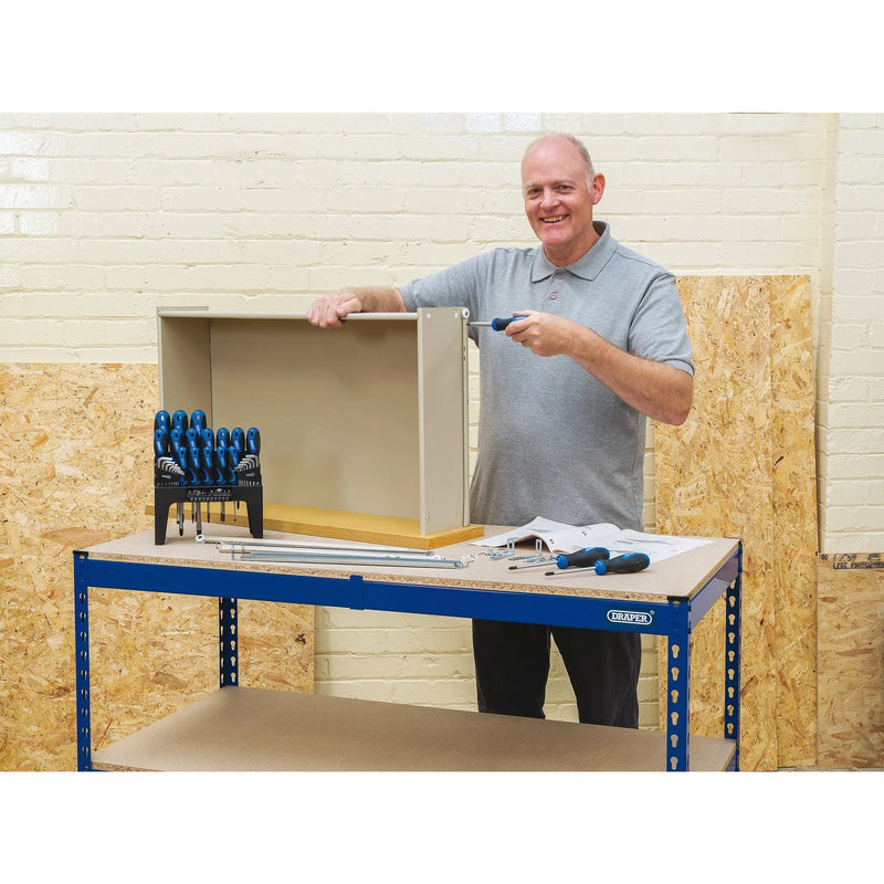 Draper Steel Workbench 1200mm x 600mm - 200kg Capacity