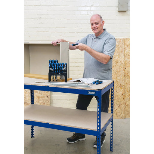 Draper Steel Workbench 1200mm x 600mm - 200kg Capacity