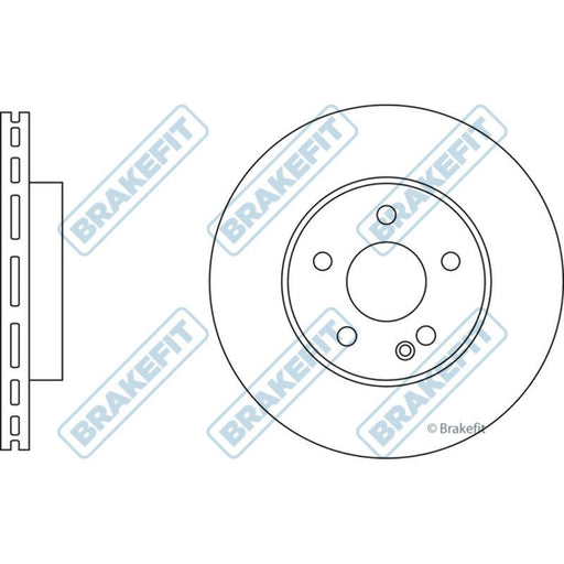 Apec Brake Disc Front Fits Mercedes A Class B Cla Gla Apec  - Town Parts