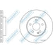 Apec Brake Disc Front Fits Mercedes A Class B Cla Gla Apec  - Town Parts